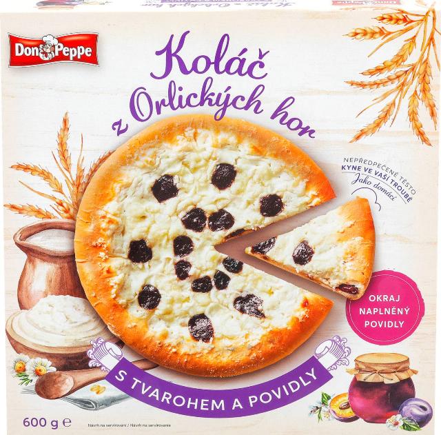 Don Peppe Koláč s tvarohem a povidly