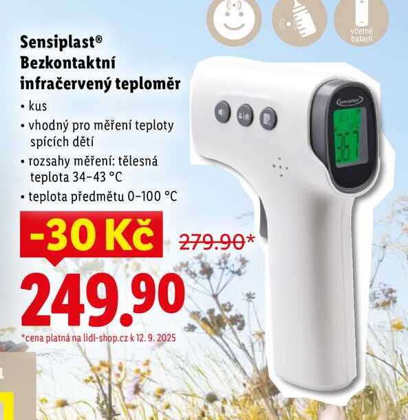 Sensiplast Bezkontaktní infračervený teploměr 