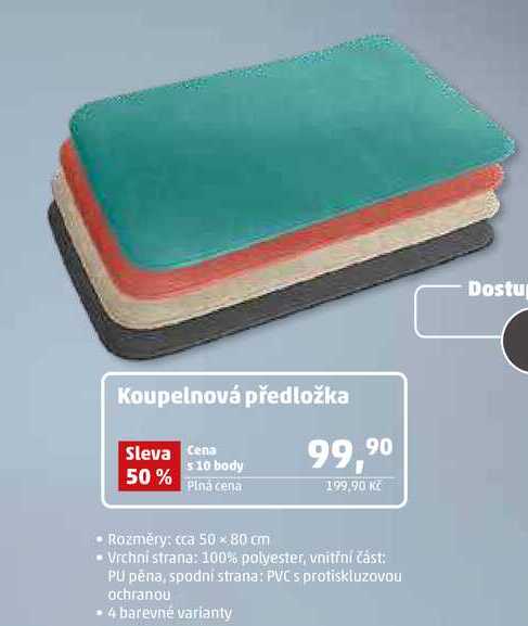 Koupelnová předložka  