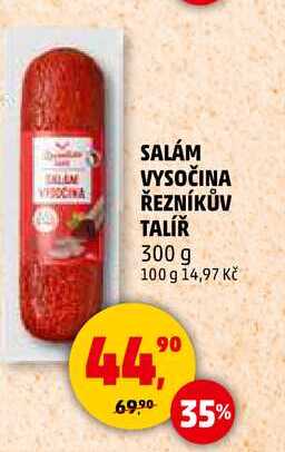 SALÁM VYSOČINA ŘEZNÍKŮV TALÍŘ, 300 g 