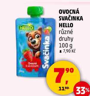 HELLO svačinka různé druhy, 100 g  
