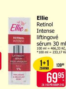 Ellie Retinol Intense liftingové sérum 30 ml  