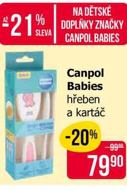 Canpol Babies hřeben a kartáč 