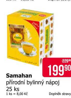 Samahan přírodní bylinný nápoj 25 ks 
