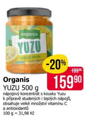 Organis YUZU 500 g 