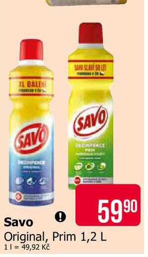 Savo Prim Svěží vůně 1,2l