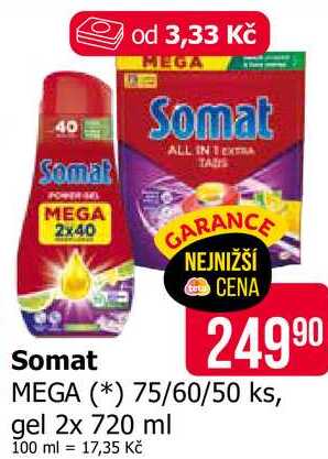 Somat gel 2x 720 ml 