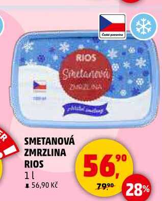SMETANOVÁ ZMRZLINA RIOS, 1 l 