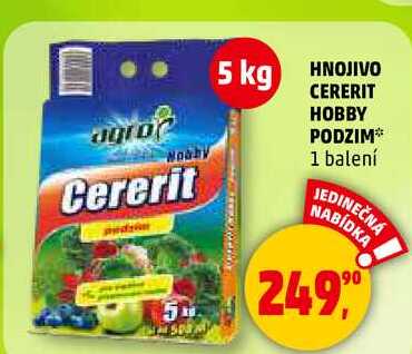 HNOJIVO CERERIT HOBBY PODZIM, 1 balení  