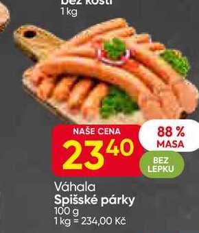 Váhala Spišské párky 100 g