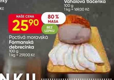 Poctivá moravská Formanská debrecínka 100 g 