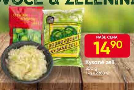 Kysané zeli 500 g 
