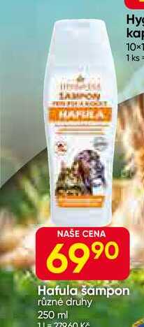 Hafula šampon různé druhy 250 ml