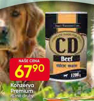 CD Konzerva Premium různé druhy 1200g