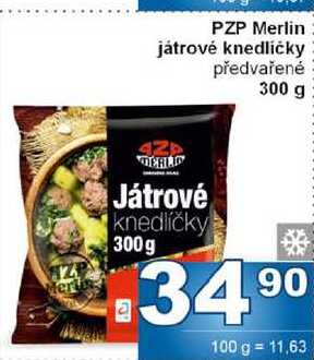 PZP Merlin játrové knedlíčky předvařené 300 g 