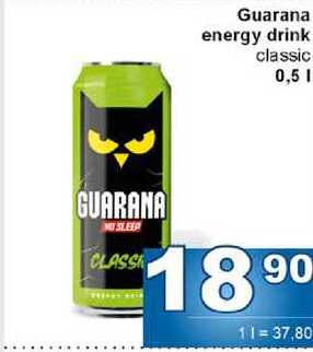 Guarana energy drink classic 0,5l