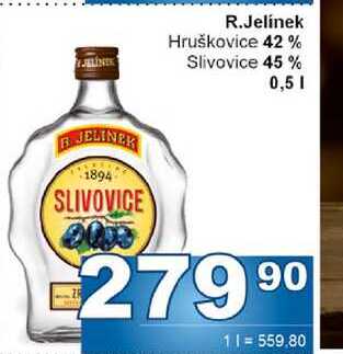 R.Jelínek Hruškovice 42% 0,5l