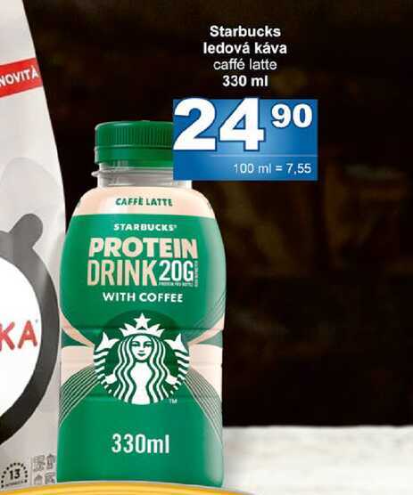 Starbucks ledová káva caffé latte 330 ml