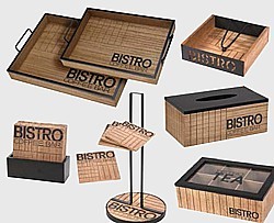 Série BISTRO - Stojan na kuchyňské utěrky