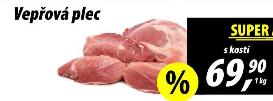 Vepřová plec s kostí, 1 kg