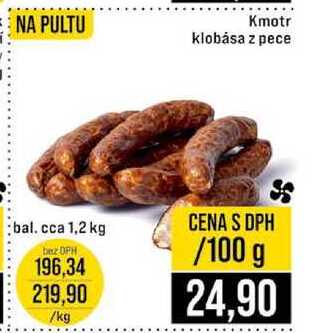 Kmotr klobása z pece 100g 