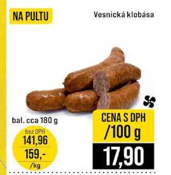 Vesnická klobása 100 g 
