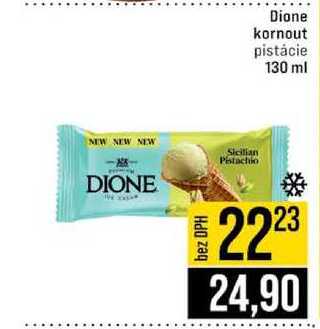 Dione kornout pistácie 130 ml 
