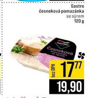 Gastro česneková pomazánka se sýrem 120 g 