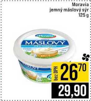 Moravia jemný máslový sýr 125 g