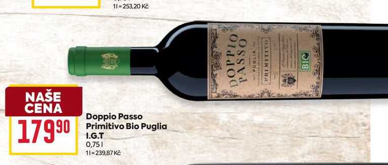 Doppio Passo Primitivo Bio Puglia I.G.T 0,75l