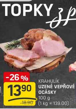 UZENÉ VEPŘOVÉ OCÁSKY 100 g