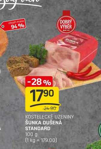 ŠUNKA DUŠENÁ STANDARD 100 g