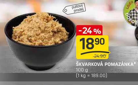 ŠKVARKOVÁ POMAZÁNKA 100 g 
