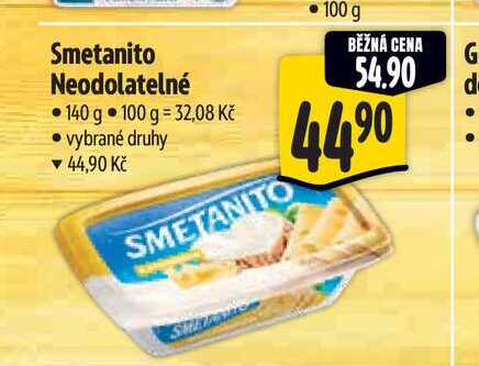 Smetanito Neodolatelné 140 g 