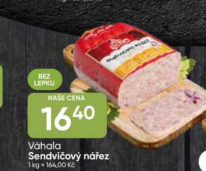 Váhala Sendvičový nářez 100g