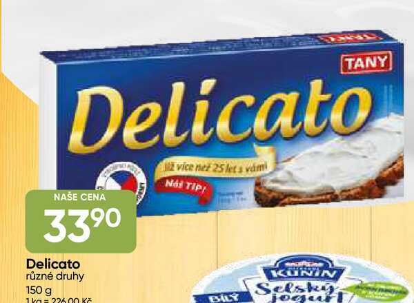 TANY Delicato různé druhy 150 g 