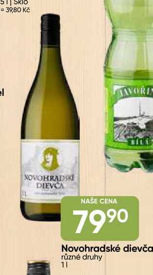 Novohradské dievča různé druhy 1l 