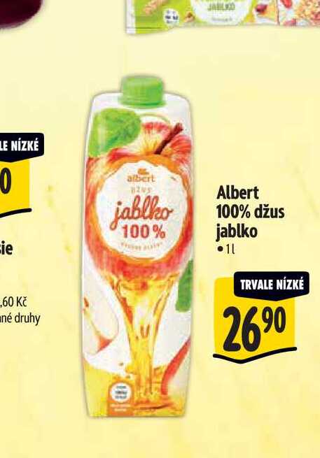  Albert 100% džus jablko 1 l