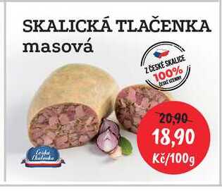 SKALICKÁ TLAČENKA masová 100g  