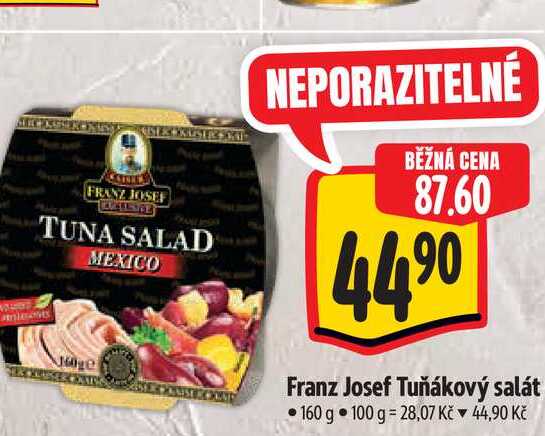  Franz Josef Tuňákový salát 160 g   