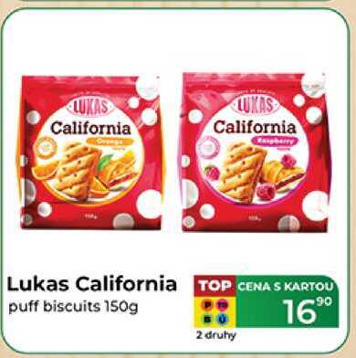 California Lukas  puff biscuits 150g