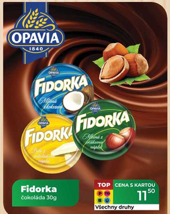 Fidorka čokoláda 30g 