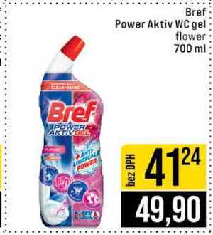 Bref Power Aktiv WC gel flower 700 ml 