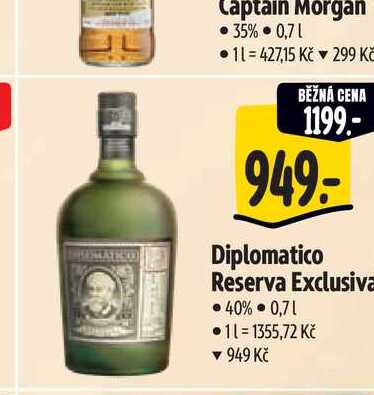  Diplomatico Reserva Exclusiva  40% 0,7l