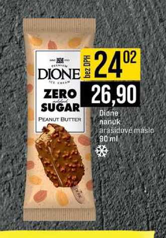 Dione nanuk arašídové máslo 90 ml 