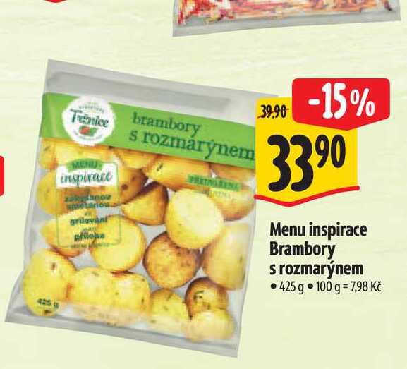   Menu inspirace Brambory s rozmarýnem 425 g  