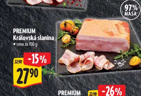 PREMIUM Královská slanina  100 g