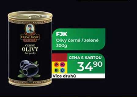 FJK Olivy černé/zelené 300g 