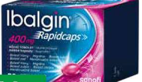 IBALGIN® RAPIDCAPS 400 mg, 30 měkkých tobolek
