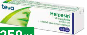 HERPESIN krém, 5 g